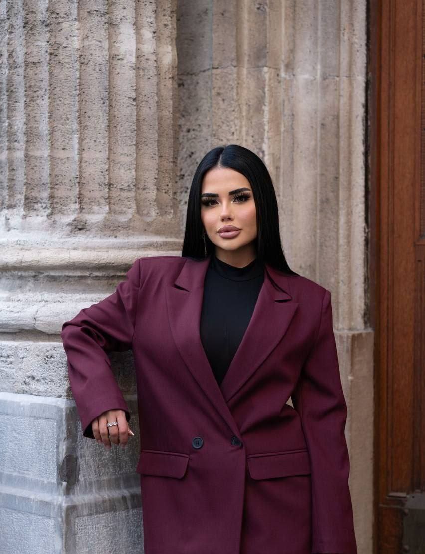 Blazer Classique Femme – Double Boutonnage Élégant