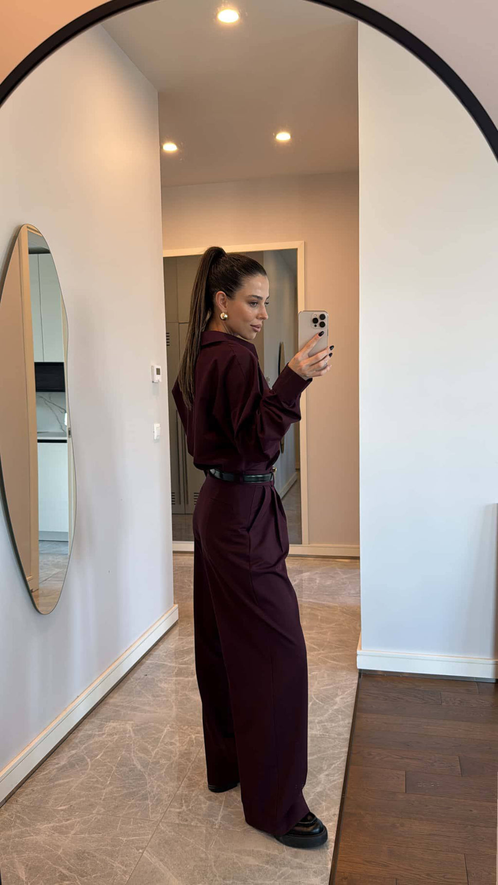 Ensemble Chemise & Pantalon Fluide – Style Moderne