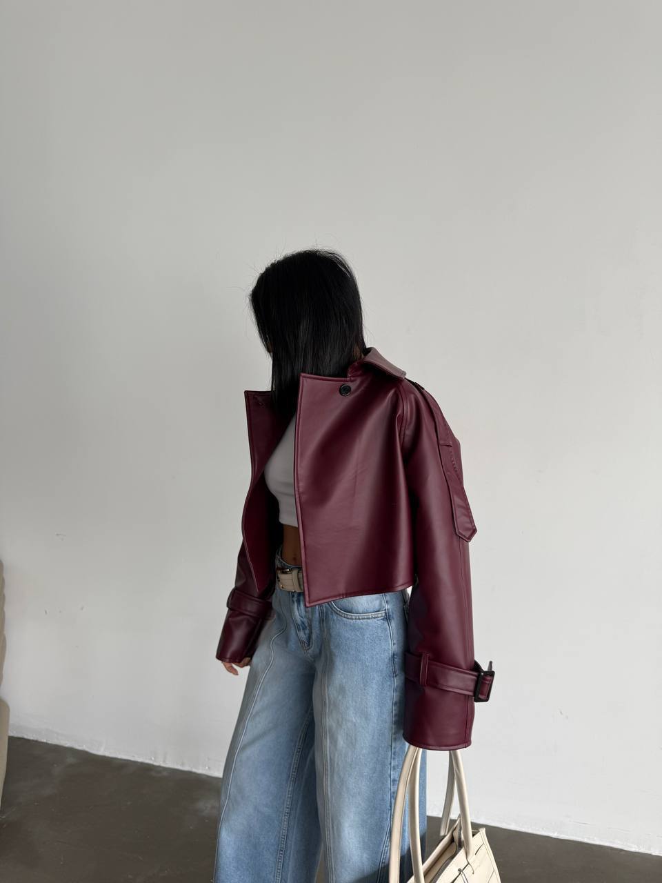 Veste Courte en similicuir