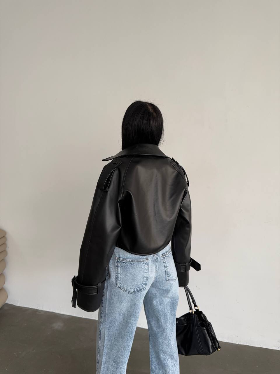Veste Courte en similicuir