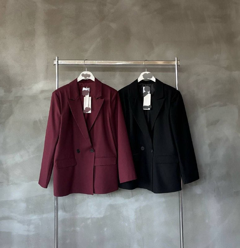 Blazer Classique Femme – Double Boutonnage Élégant