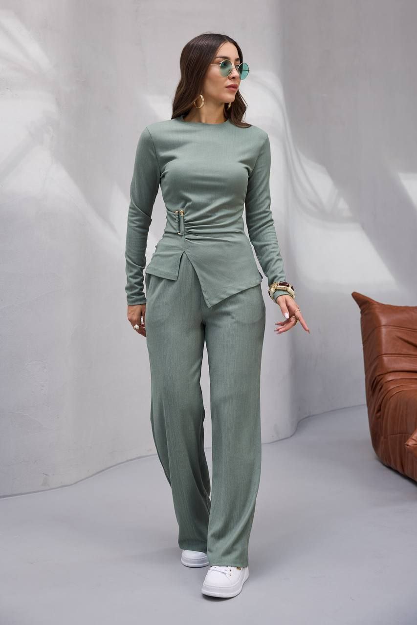 Ensemble Femme Émeraude Élégance