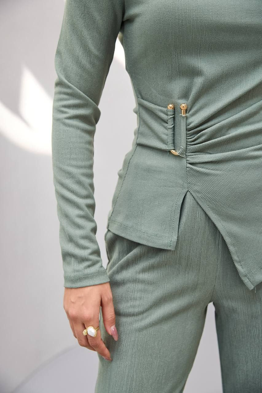 Ensemble Femme Émeraude Élégance